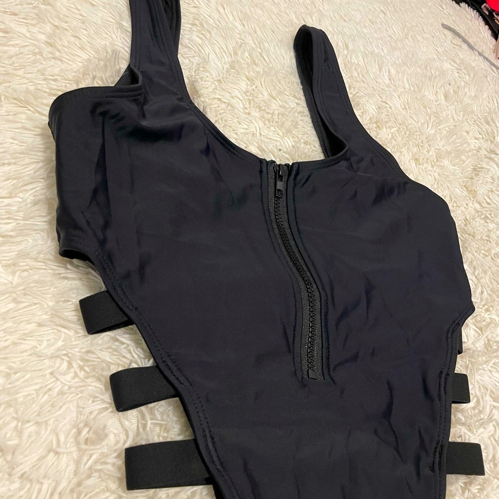 Black swimsuit